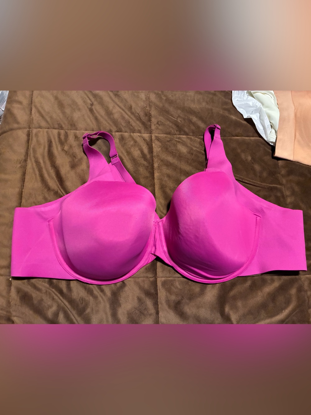 Cacique brand Vibrant Seamless lightly lined balconette, size 52B